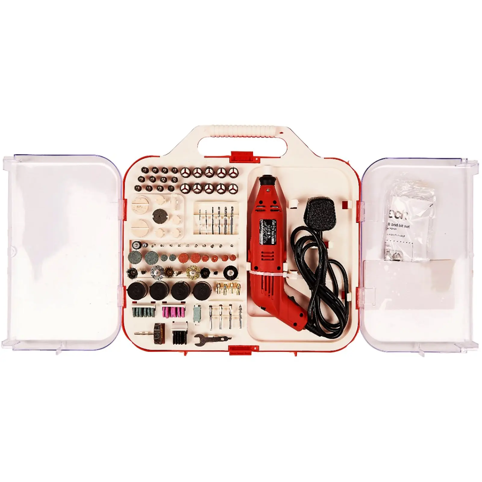 Amtech 162 Piece Mini Rotary Drill and Accessory Set in Case - Image 2