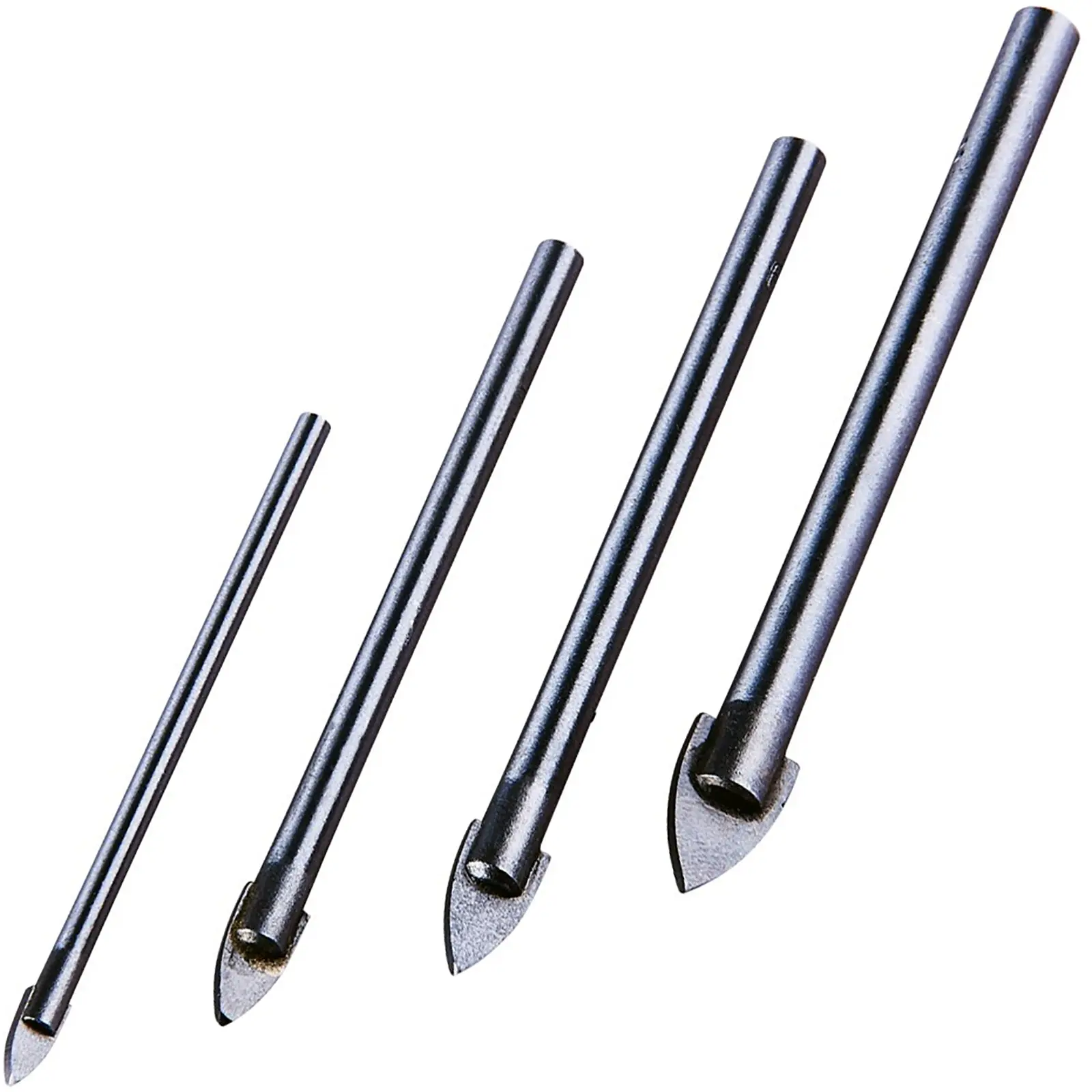 Amtech 4 Piece Glass and Mirror Drill Bit Set 3-8mm - Image 3