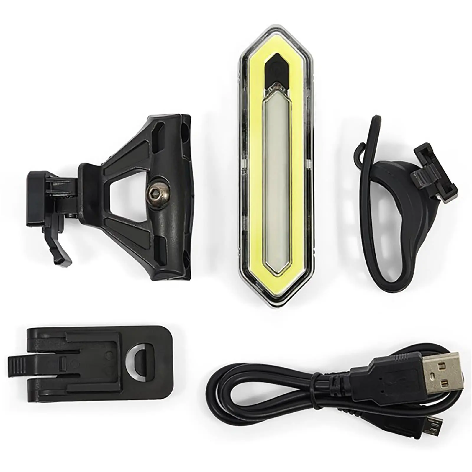 Amtech Bike Light Front White High Performance USB Rechargeable 8 Settings 240 Lumens - Image 4
