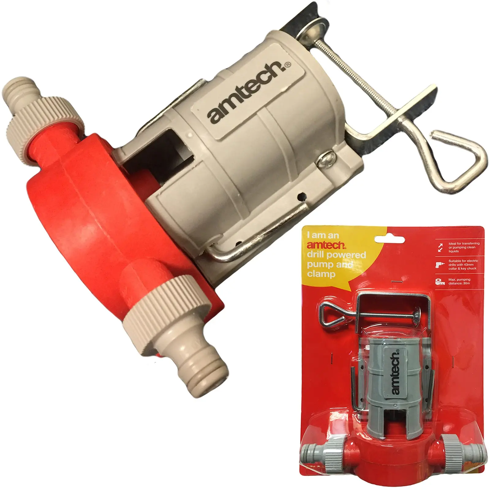 Amtech Drill Powered Water Pump