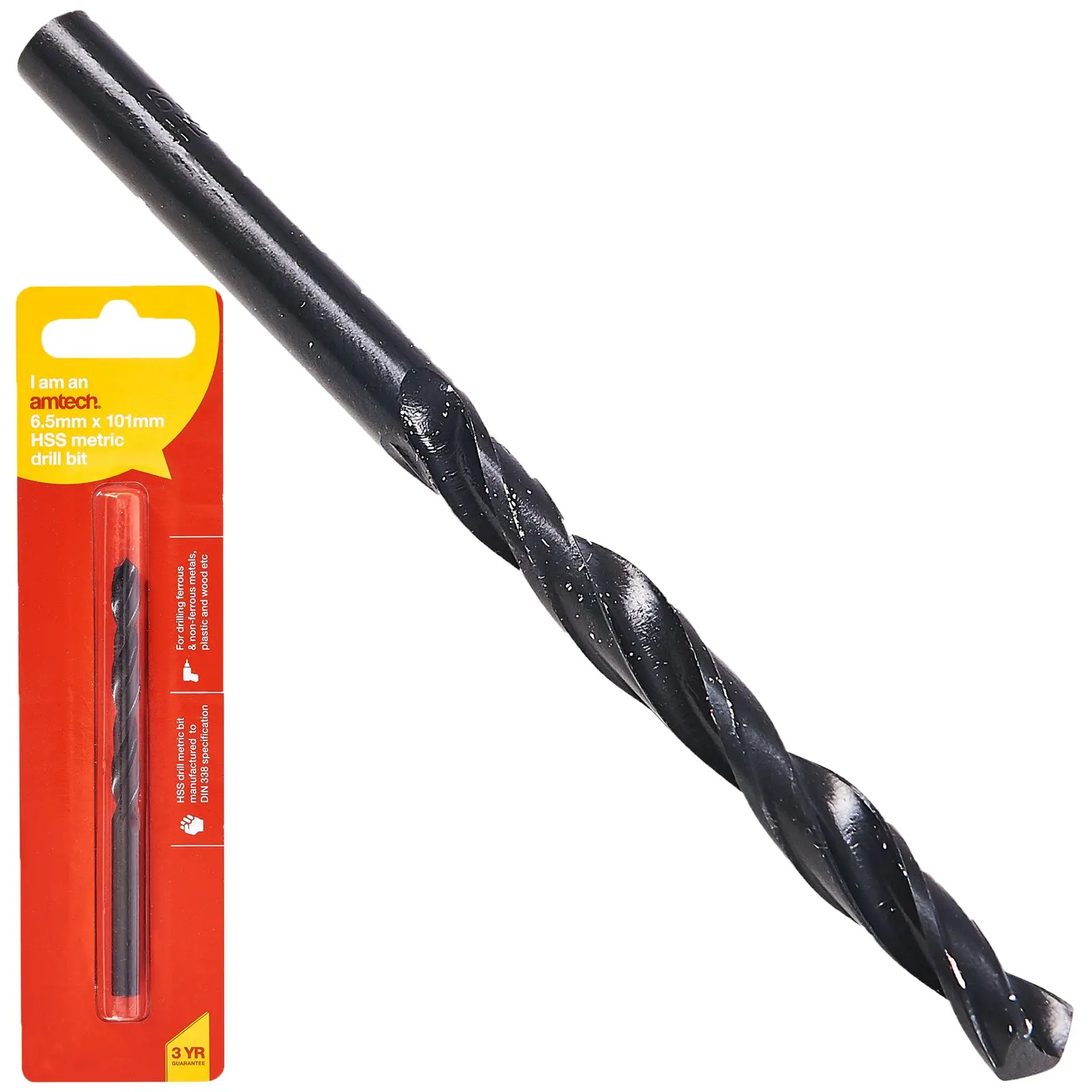 Amtech HSS Metric Metal Drill Bits 118° Precision Ground Tip - Image 15