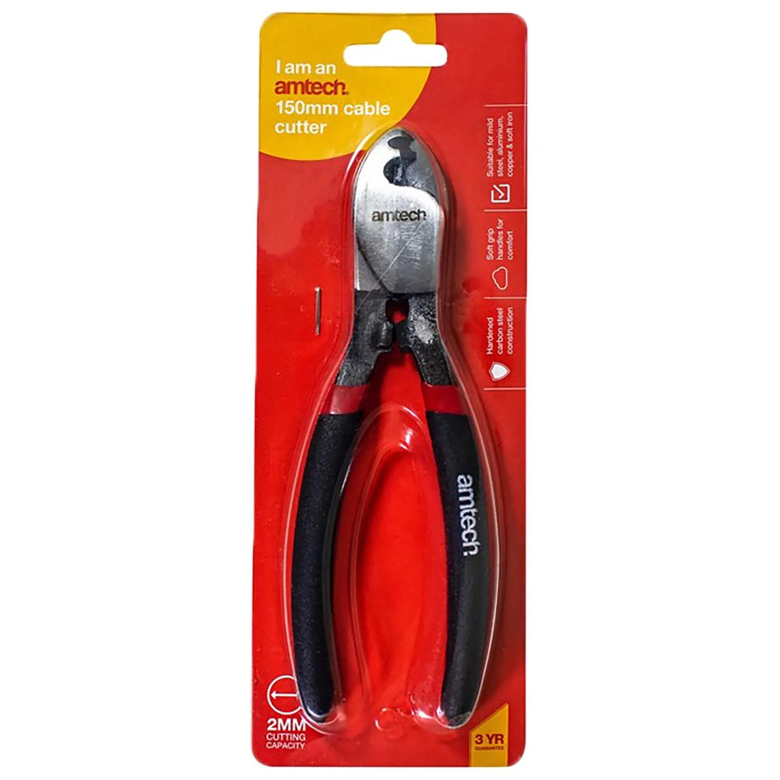 Amtech Mini Cable Cutter 150mm 6" Cutting Pliers - Image 3