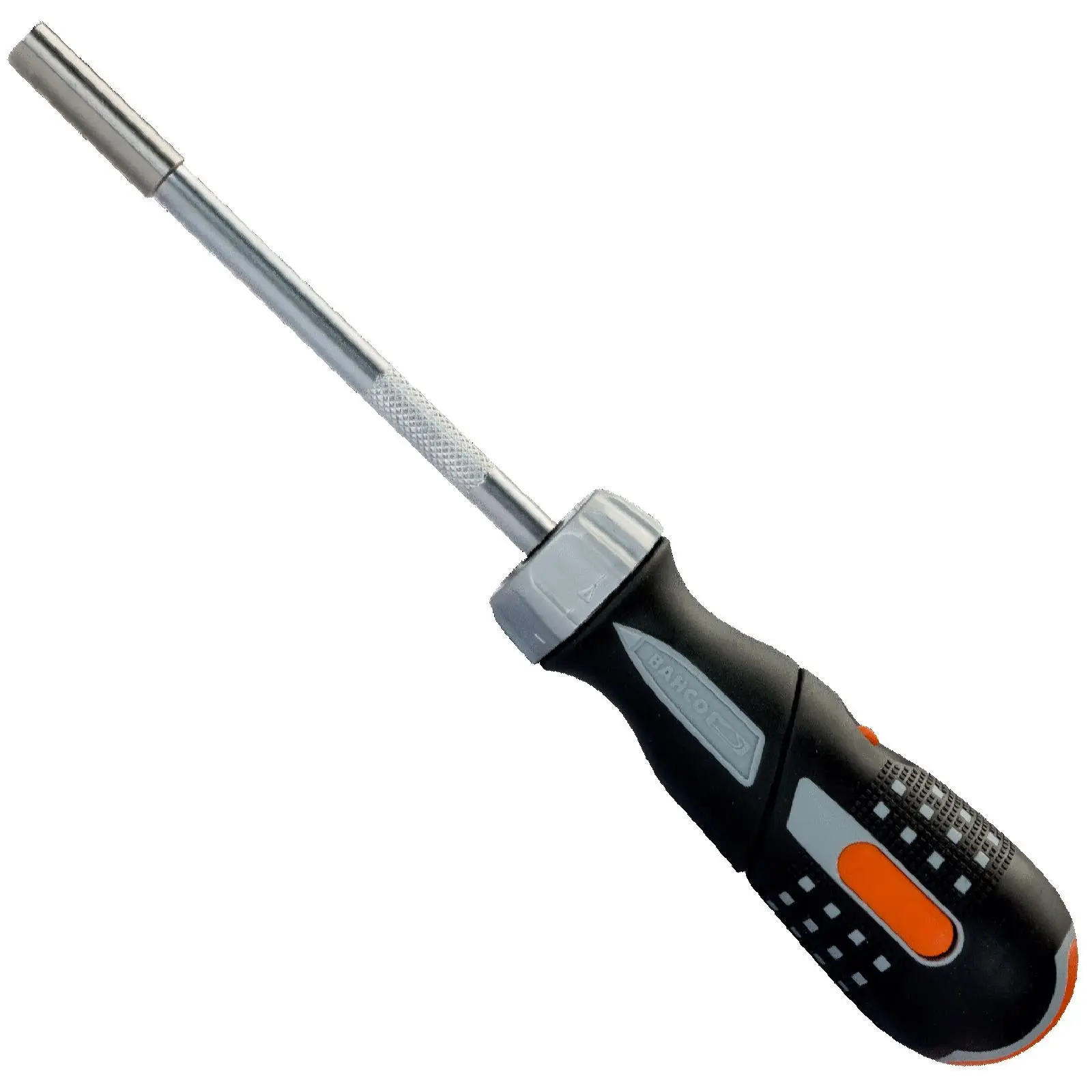 Bahco Ratchet Screwdriver Pistol Grip with 1/4" Hex Bits Phillips Slotted - Image 4