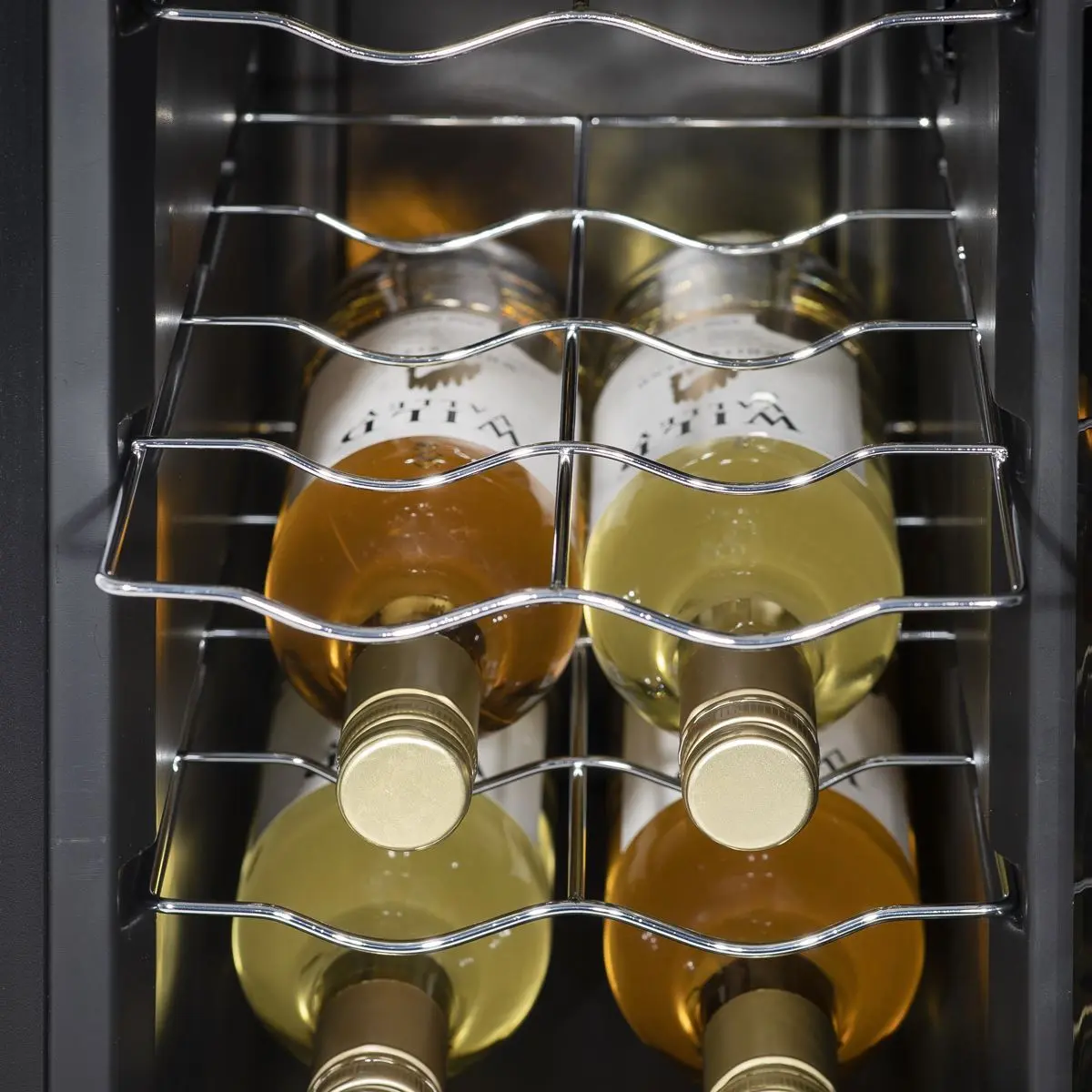 Baridi 12 Bottle Wine Cooler with Digital Touchscreen Controls & LED Light, Black - Image 2