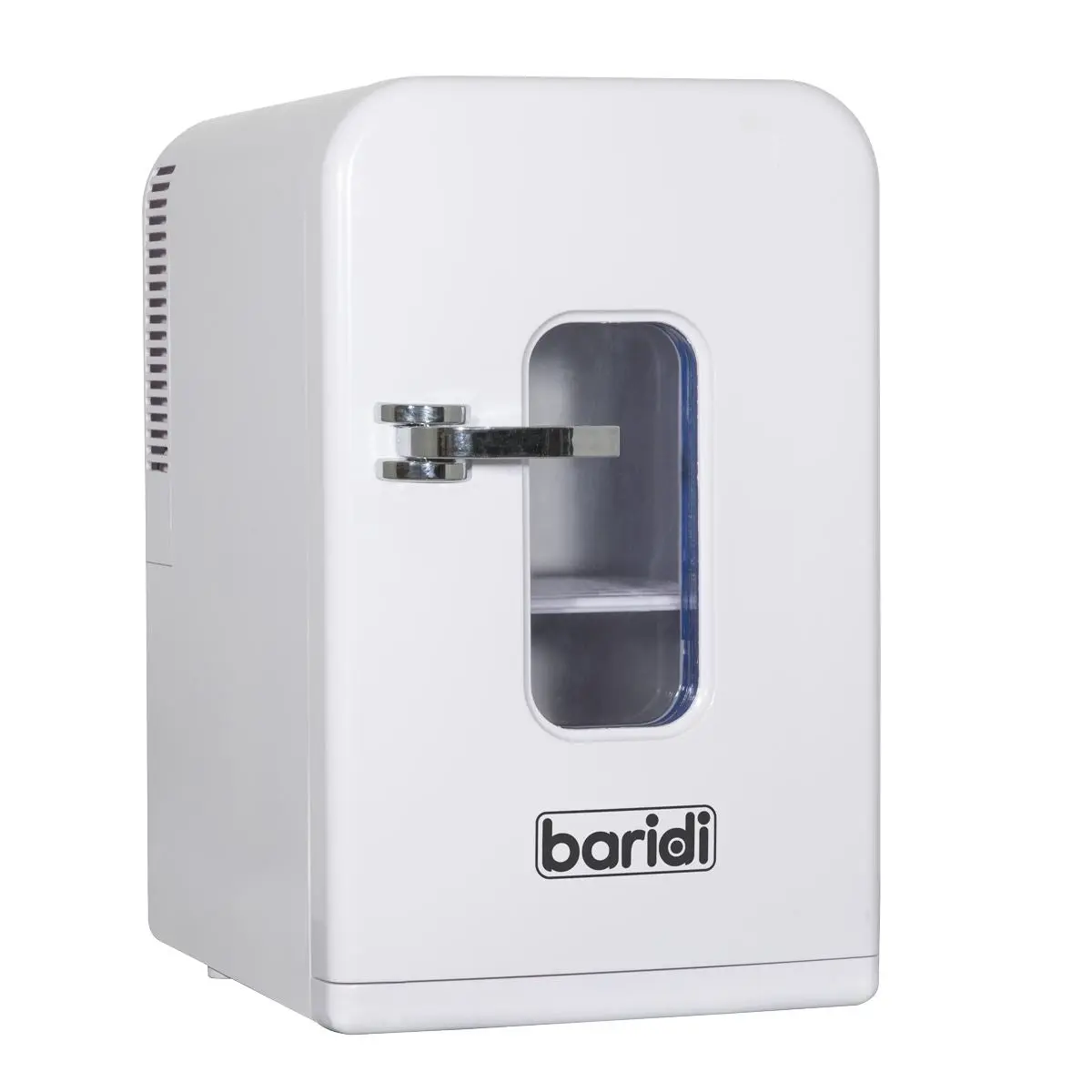 Baridi 15L Mini Fridge Cooler & Warmer, 12V/230V, Perfect for Car, Bedroom, Camping, Makeup, White - DH94