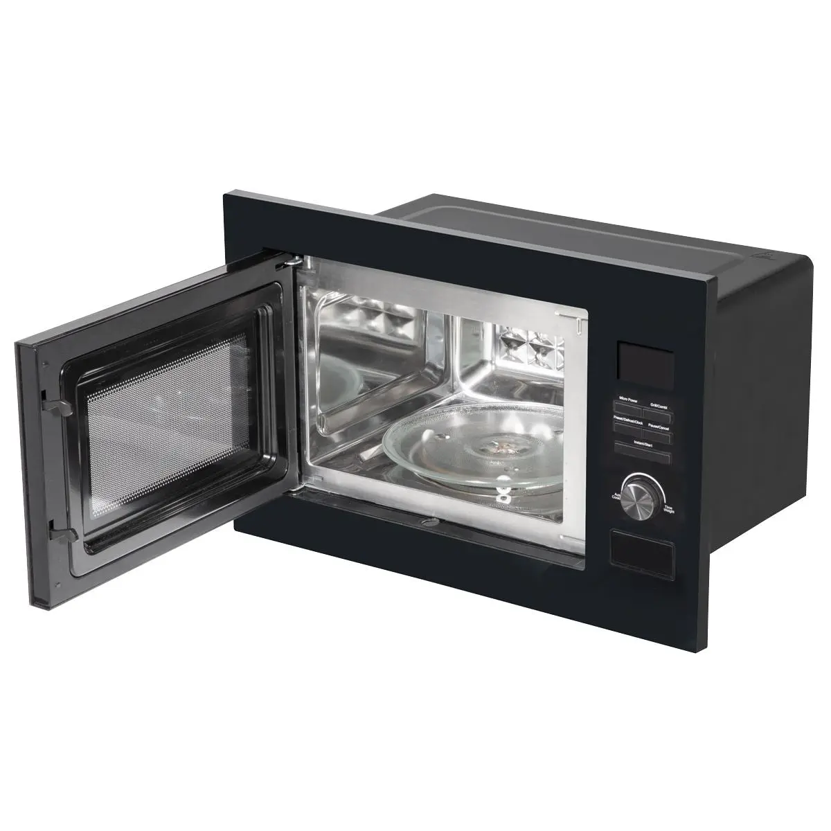 Baridi 25L Integrated Microwave Oven with Grill, 900W, Sensor Touch Controls, Black - Image 2