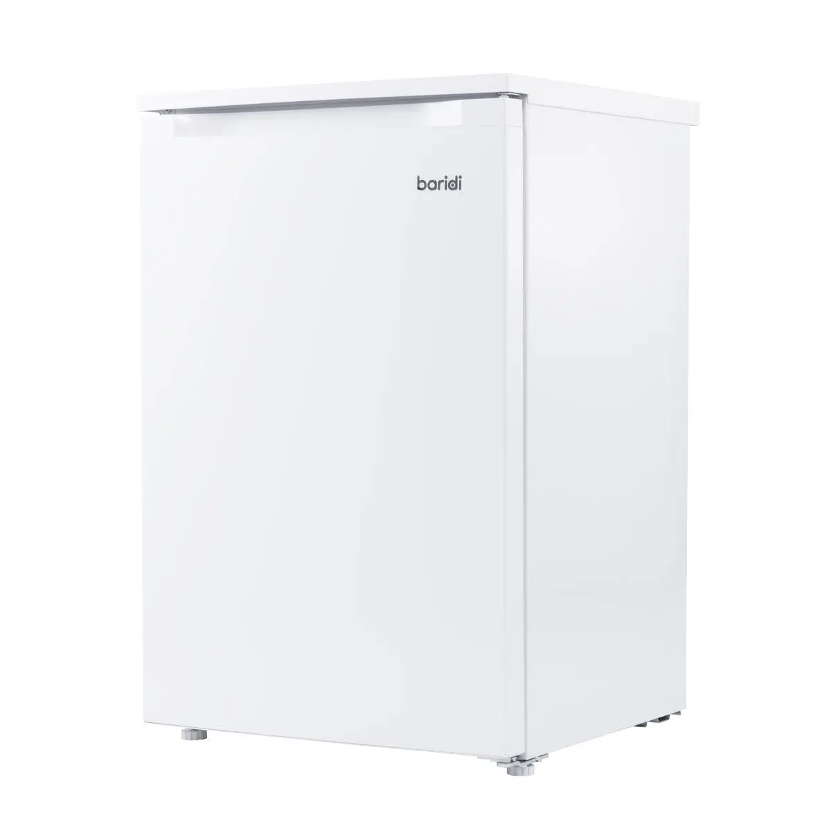 Baridi 55cm Undercounter Larder Fridge, 130L Capacity - White - Image 3