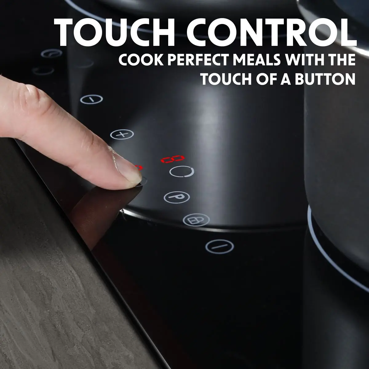 Baridi 60cm Built-In Induction Hob with 4 Cooking Zones, 2800W, Boost Function, 9 Power Levels, Touch Control, Timer, supplied with 13A Plug - Image 9