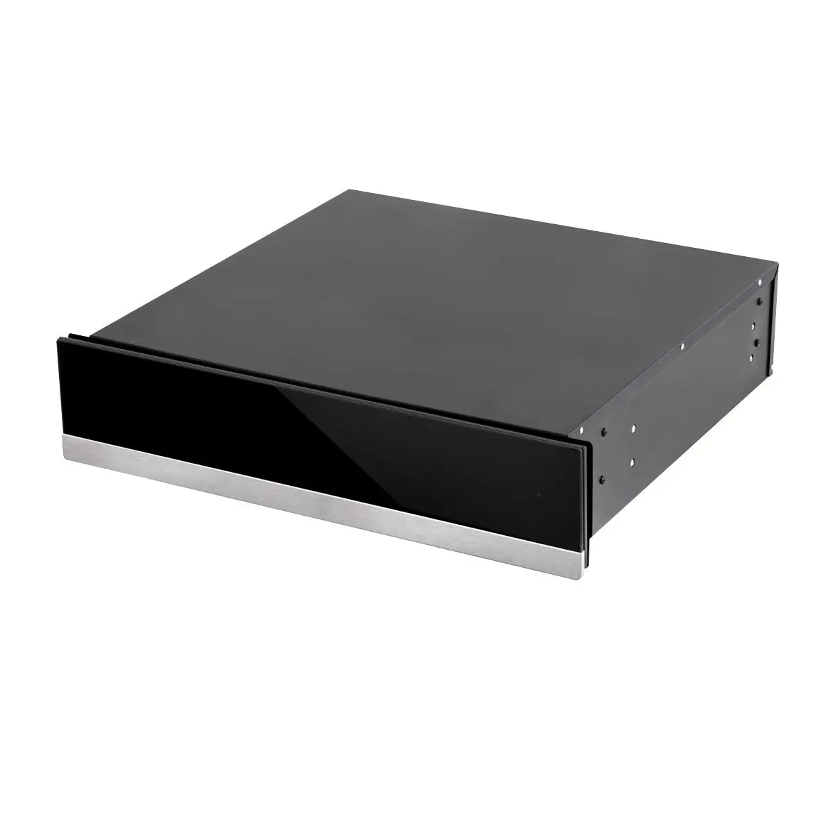 Baridi 60cm Built-In Warming Drawer, Push-to-Open, Anti-Slip Mat, Black/Stainless Steel - Image 2