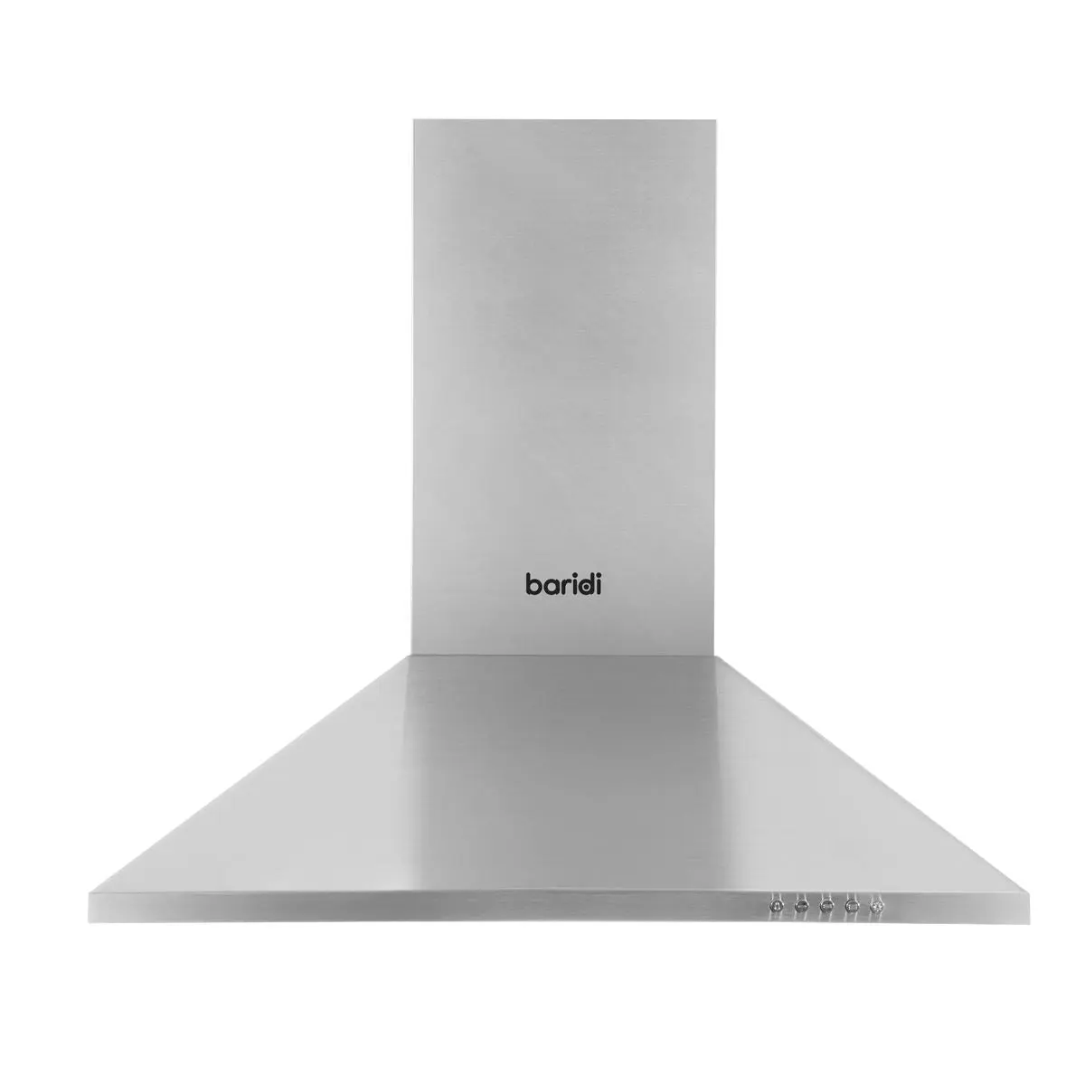Baridi 60cm Chimney Style Cooker Hood with Carbon Filters, Stainless Steel - Image 6