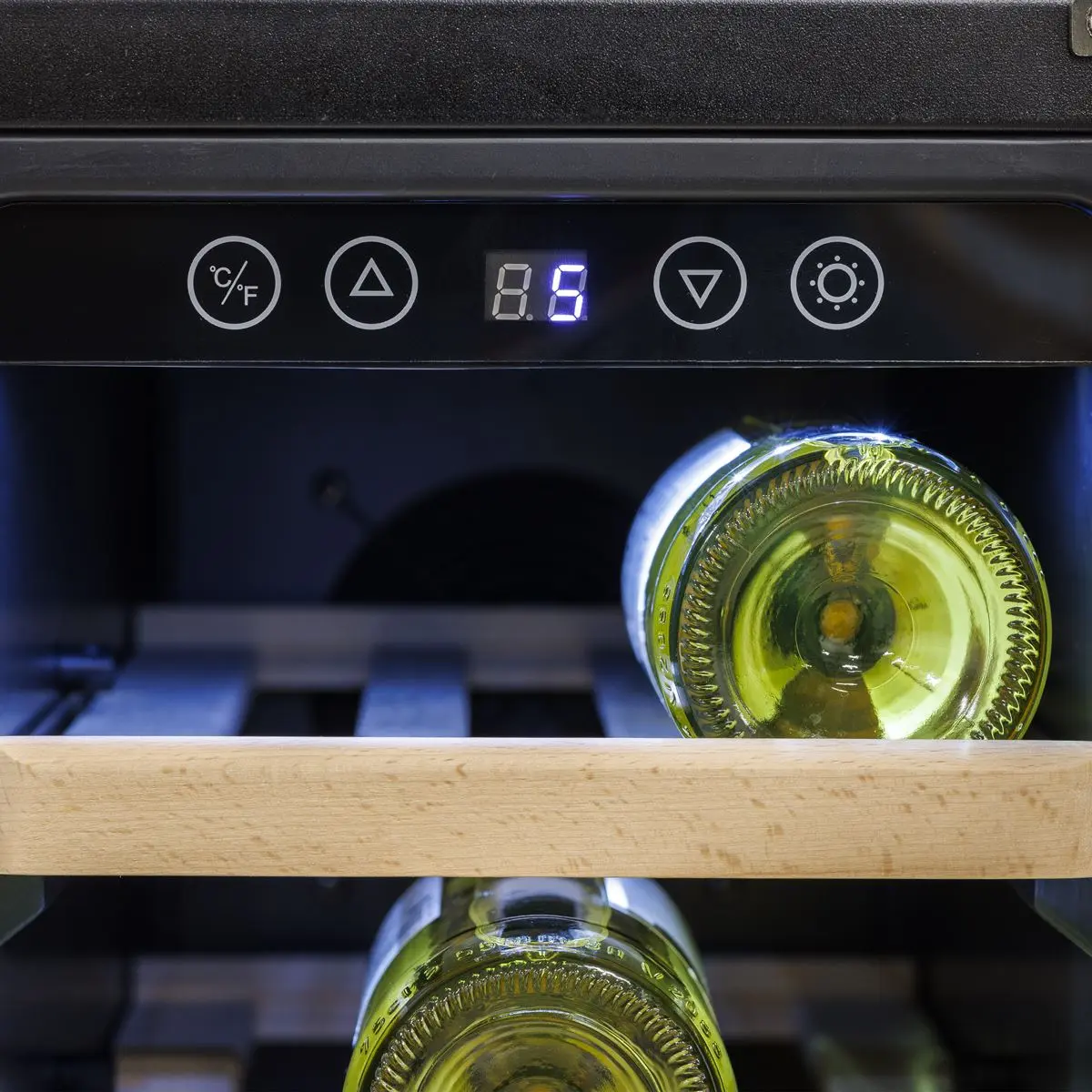 Baridi 60cm Dual Zone Wine Cooler and Drinks Fridge 40 Bottle/120 Can Built-In Under Counter/Freestanding Glass Fronted Bar Drinks Fridge Chiller - Image 19