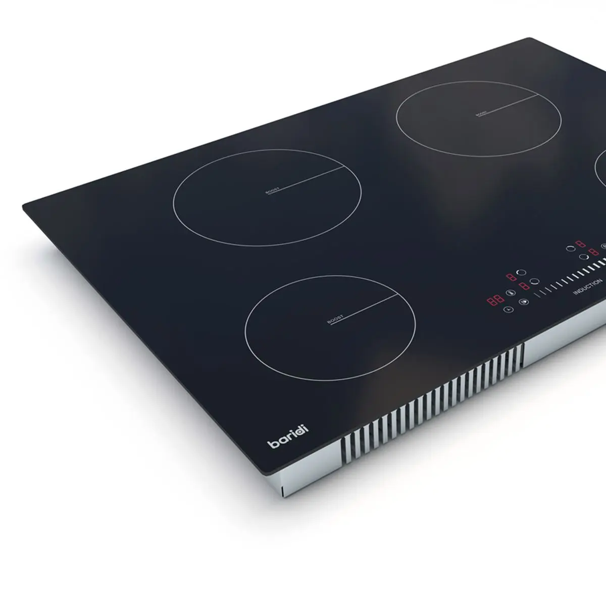 Baridi 77cm Built-In Induction Hob with 4 Cooking Zones, 7200W, Boost Function, 9 Power Levels, Touch Control & Timer, Hardwired - Image 2
