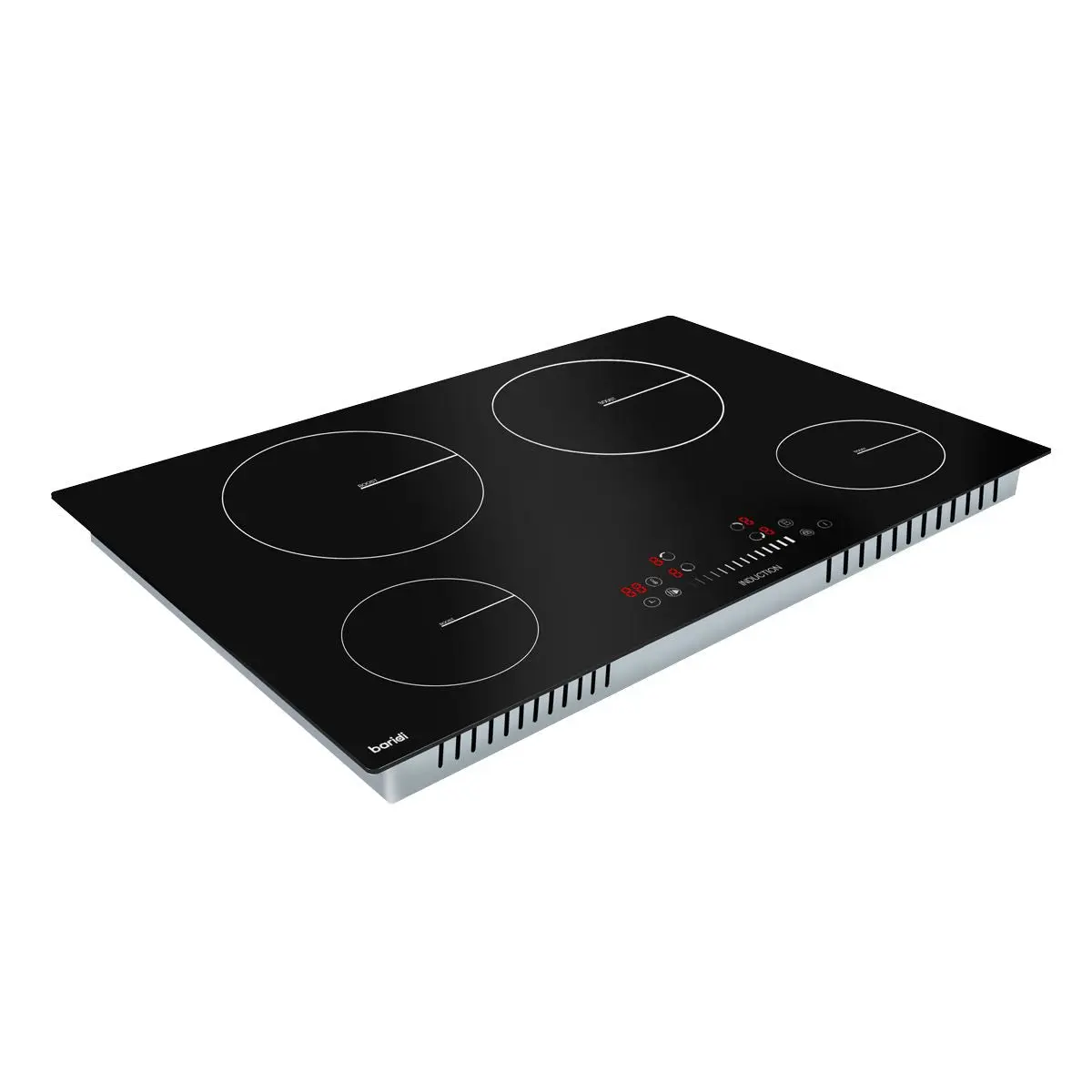 Baridi 77cm Built-In Induction Hob with 4 Cooking Zones, 7200W, Boost Function, 9 Power Levels, Touch Control & Timer, Hardwired - Image 3