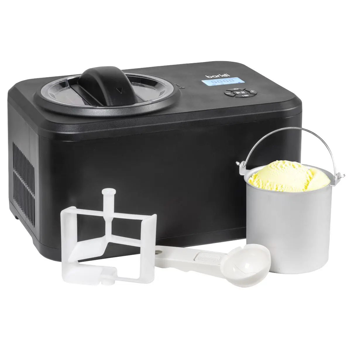 Baridi Automatic Churning Ice Cream Machine 1.5L - Black - Image 11