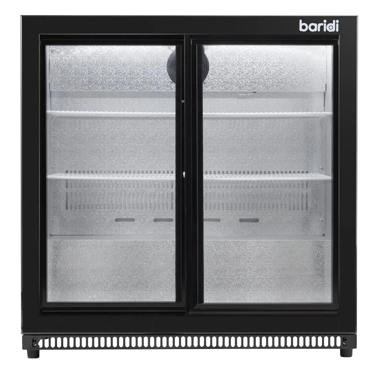 Baridi Back Bar Drinks Fridge/Cooler with Double Sliding Doors, 190L Capacity - Image 8