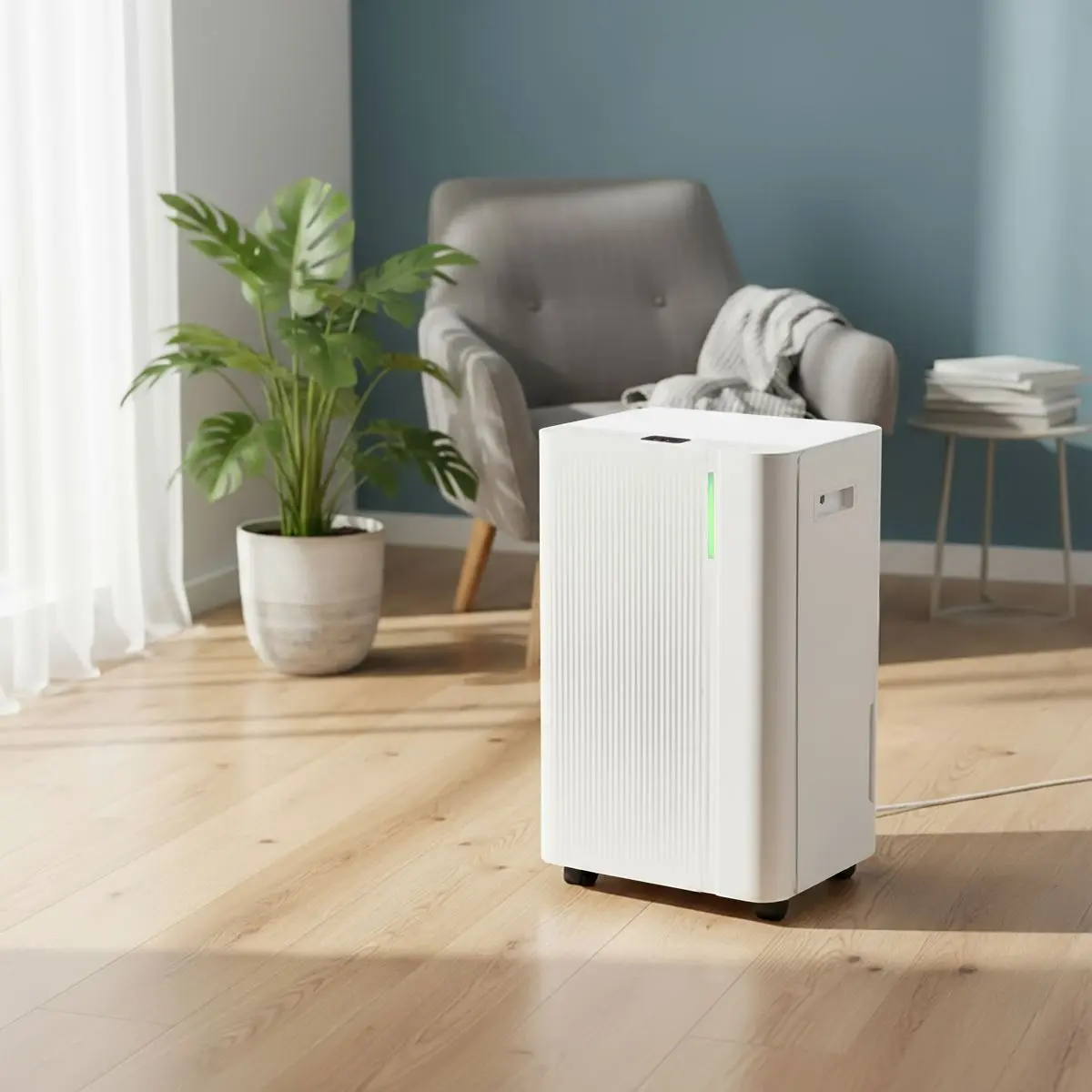 Baridi Dehumidifier with Digital Display & 24hr Timer 20L - White - Image 12
