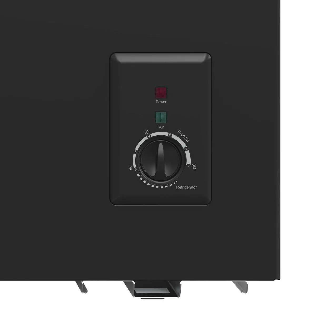 Baridi Freestanding Chest Freezer, 199L Capacity, Garages and Outbuilding Safe, -12 to -24°C Adjustable Thermostat with Refrigeration Mode, Black - Image 5