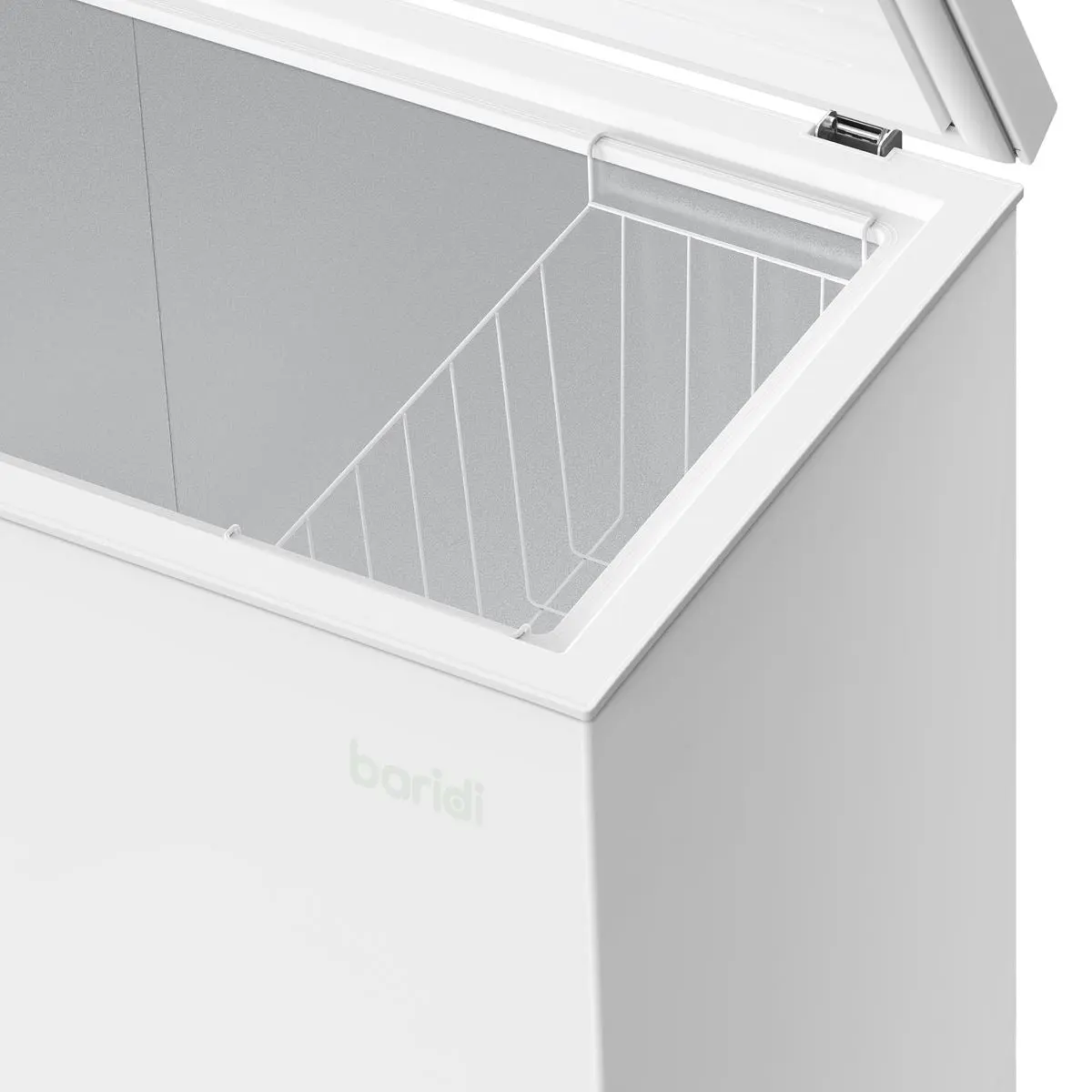 Baridi Freestanding Chest Freezer, 99L Capacity, Garages and Outbuilding Safe, -12 to -24°C Adjustable Thermostat with Refrigeration Mode, White - Image 6
