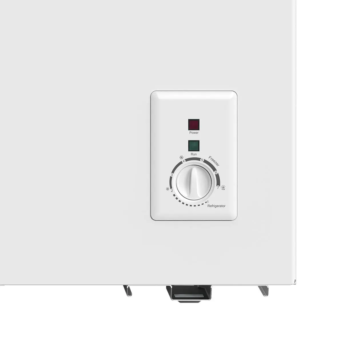 Baridi Freestanding Chest Freezer, 99L Capacity, Garages and Outbuilding Safe, -12 to -24°C Adjustable Thermostat with Refrigeration Mode, White - Image 7