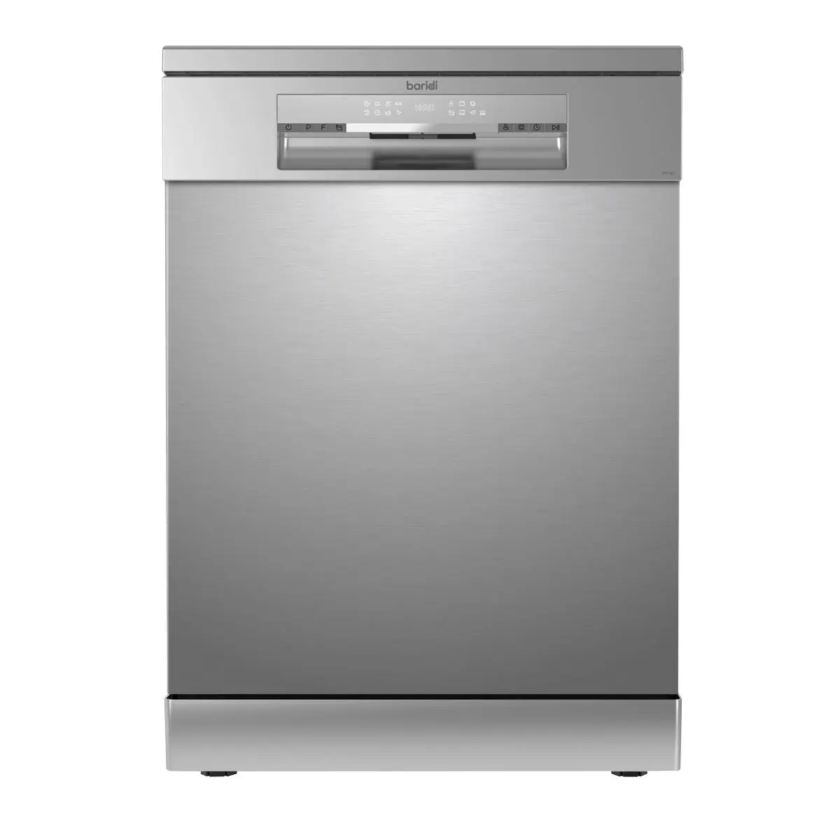 Baridi Freestanding Dishwasher, Full Size, Standard 60cm Wide with 14 Place Settings, 8 Programs & 5 Functions, LED Display, Silver - Image 4