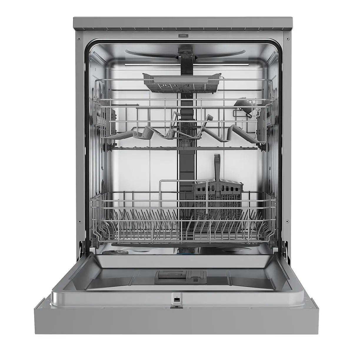 Baridi Freestanding Dishwasher, Full Size, Standard 60cm Wide with 14 Place Settings, 8 Programs & 5 Functions, LED Display, Silver - Image 5