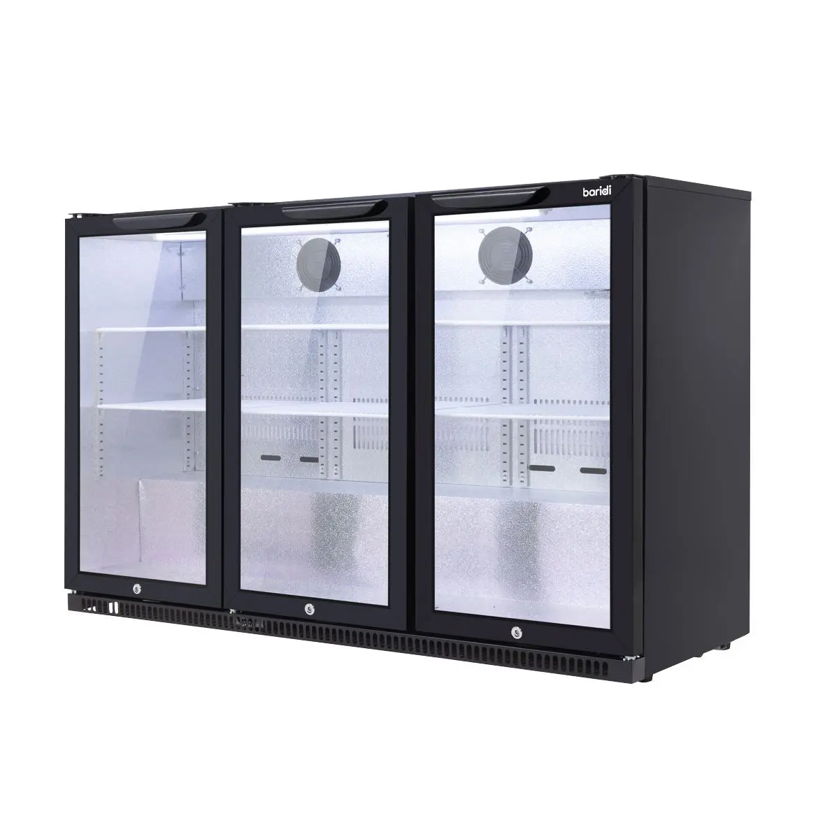 Baridi Hinged Triple Door, Back Bar Drinks Fridge/Cooler, 307L Capacity - Image 11