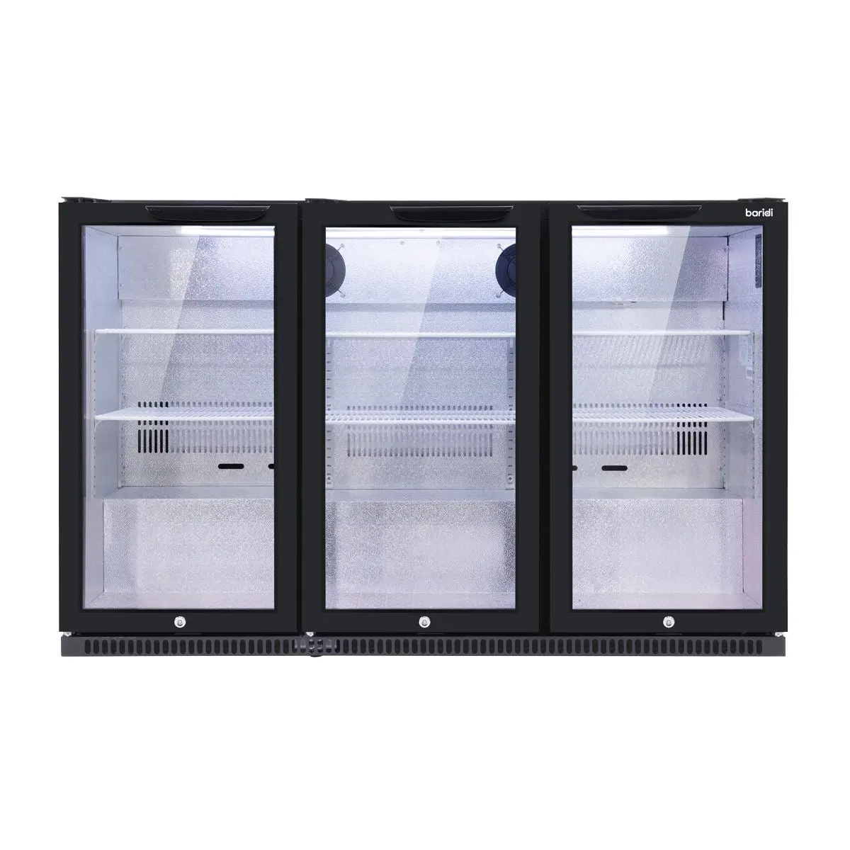 Baridi Hinged Triple Door, Back Bar Drinks Fridge/Cooler, 307L Capacity - Image 13