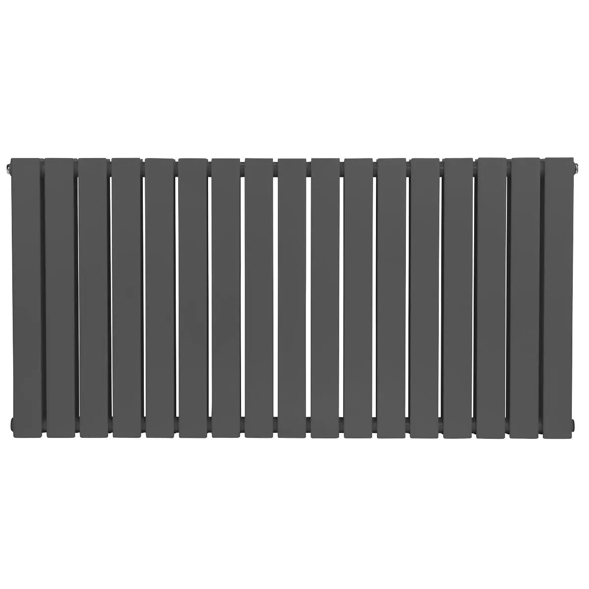 Baridi Horizontal Radiator Contemporary Double Flat Panel Design 600 x 1190mm – Anthracite - Image 6