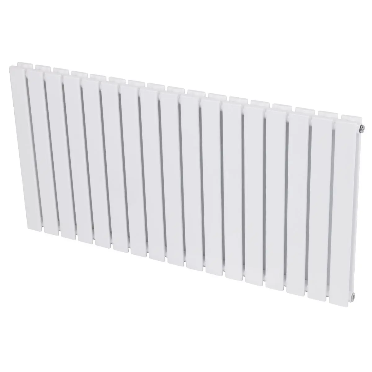 Baridi Horizontal Radiator Contemporary Double Flat Panel Design 600 x 1190mm – White - Image 11