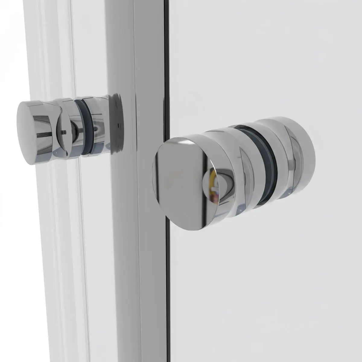 Baridi Quadrant Shower Entry Enclosure 800 x 800 x 1850mm with 6mm Tempered Glass - Chrome - Image 9