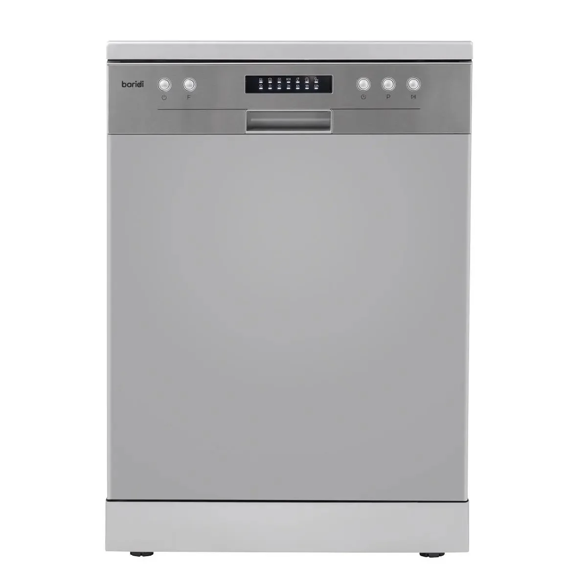 Baridi Regular Sized Freestanding Dishwasher 60cm Wide 13 Place Settings - Silver - Image 12