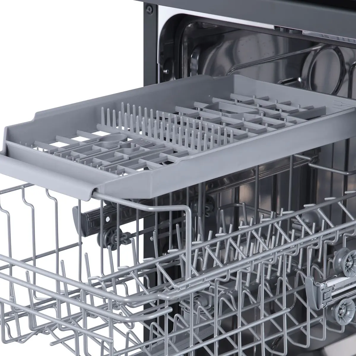 Baridi Slimline Freestanding Dishwasher 45cm Wide 10 Place Settings - Black - Image 14