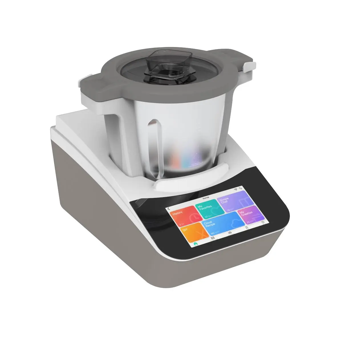Baridi Smart Kitchen Robot Thermo-Cooker, 18 Preset Functions, 7” TFT Touchscreen - Image 3