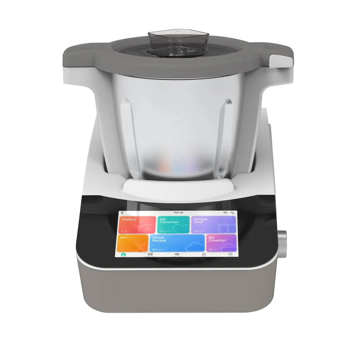 Baridi Smart Kitchen Robot Thermo-Cooker, 18 Preset Functions, 7” TFT Touchscreen - Image 4
