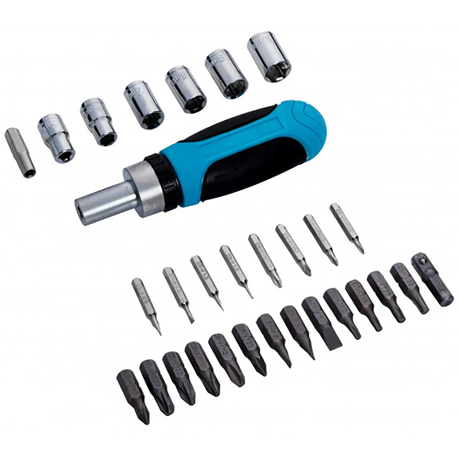 BlueSpot Ratchet Screwdriver and Socket Set in Case 30 Piece - Image 2