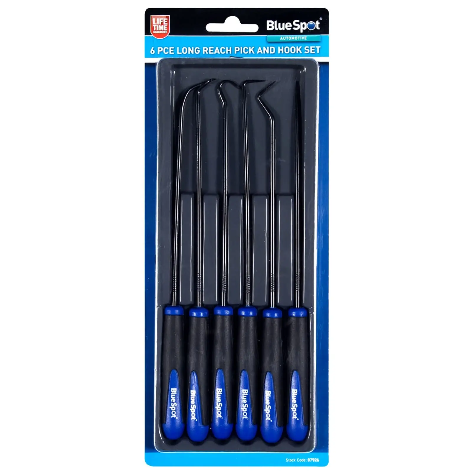 BlueSpot 6 Piece Long Reach Hook and Pick Set - Image 3