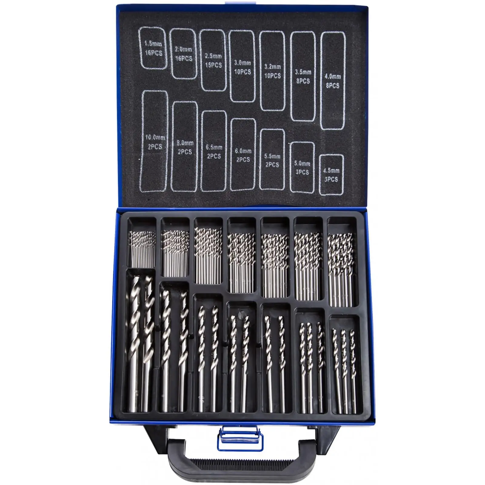 BlueSpot Cobalt Drill Bit Set 99 Piece 135° Split Point 1.5-10mm - Image 2