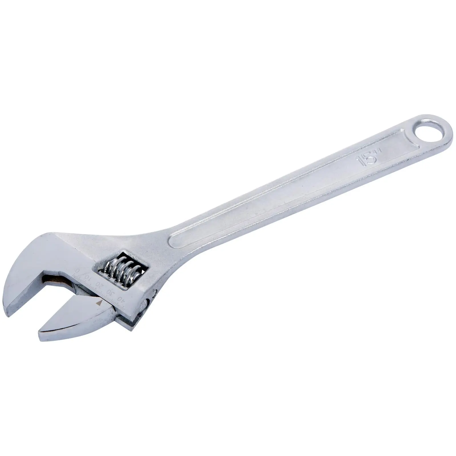 BlueSpot Adjustable Wrench 380mm 15in Jaw Capacity 50mm