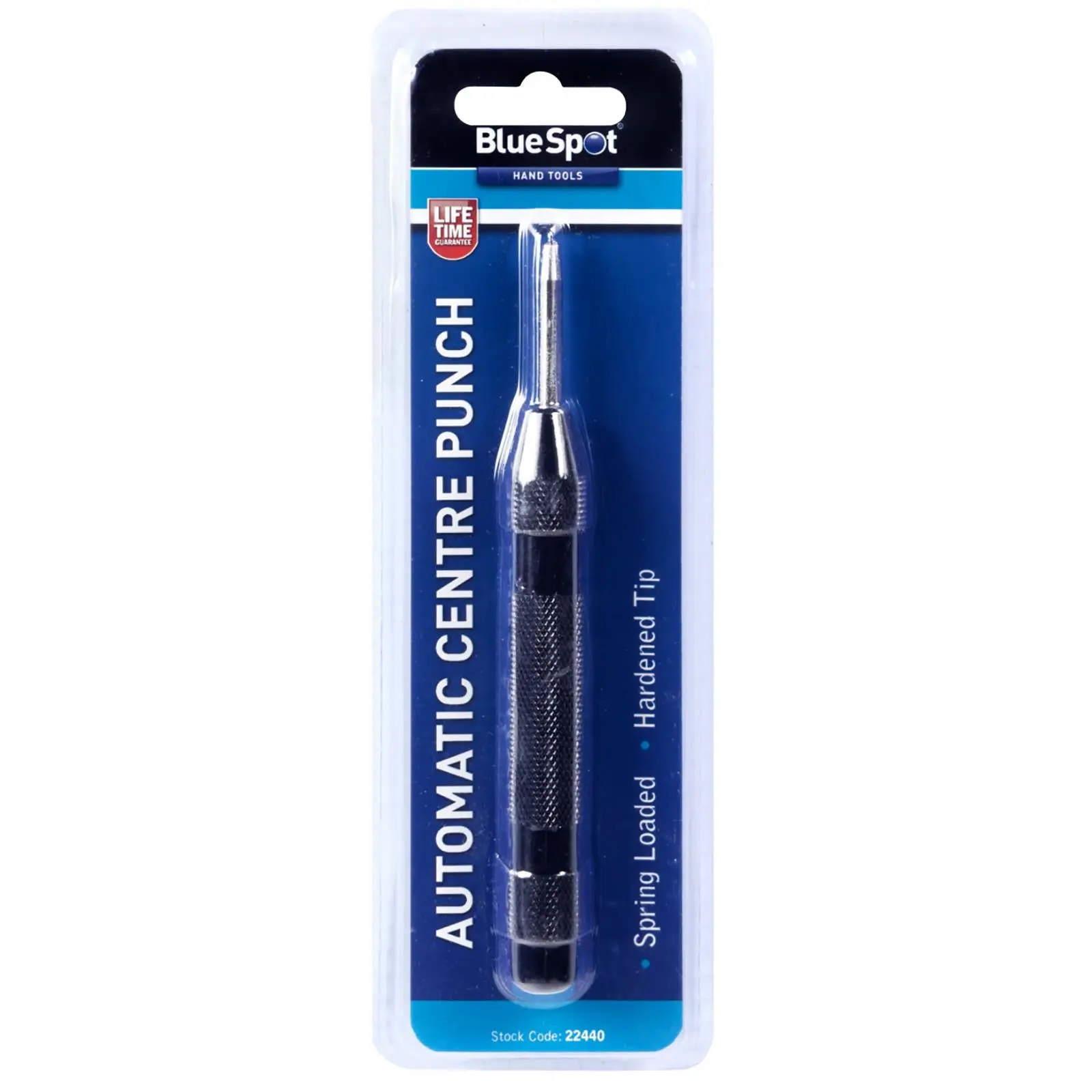 BlueSpot Automatic Centre Punch Spring Loaded Hardened Tip - Image 3