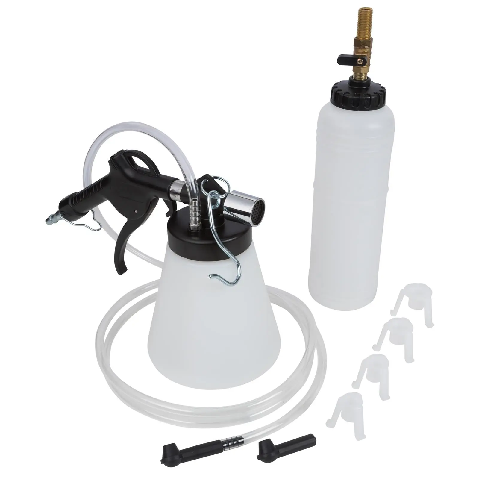 BlueSpot Brake and Clutch Bleeder 1L with 1/4" BSP Inlet One Handed Use - Image 2