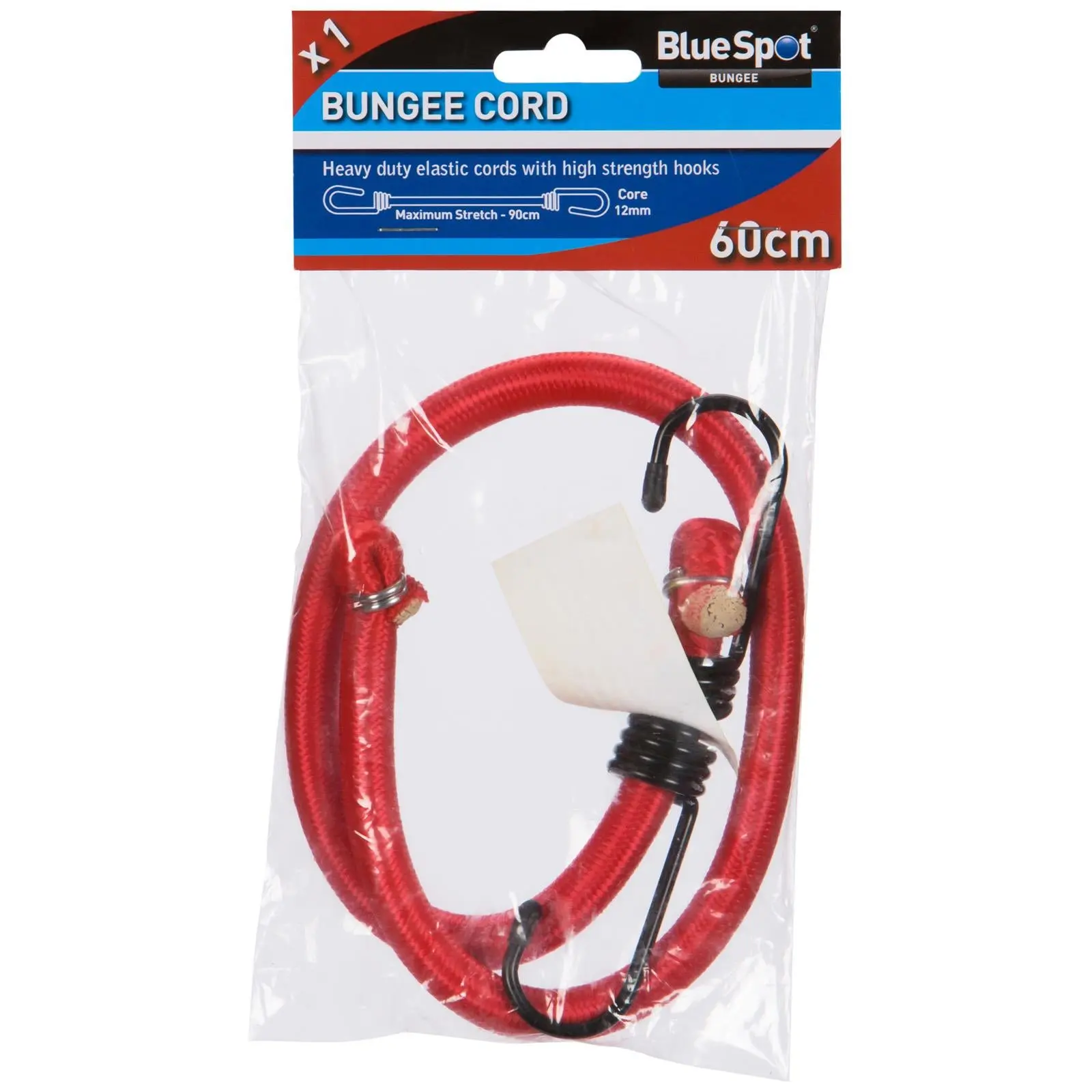 BlueSpot Bungee Cord 60cm Red - Image 2