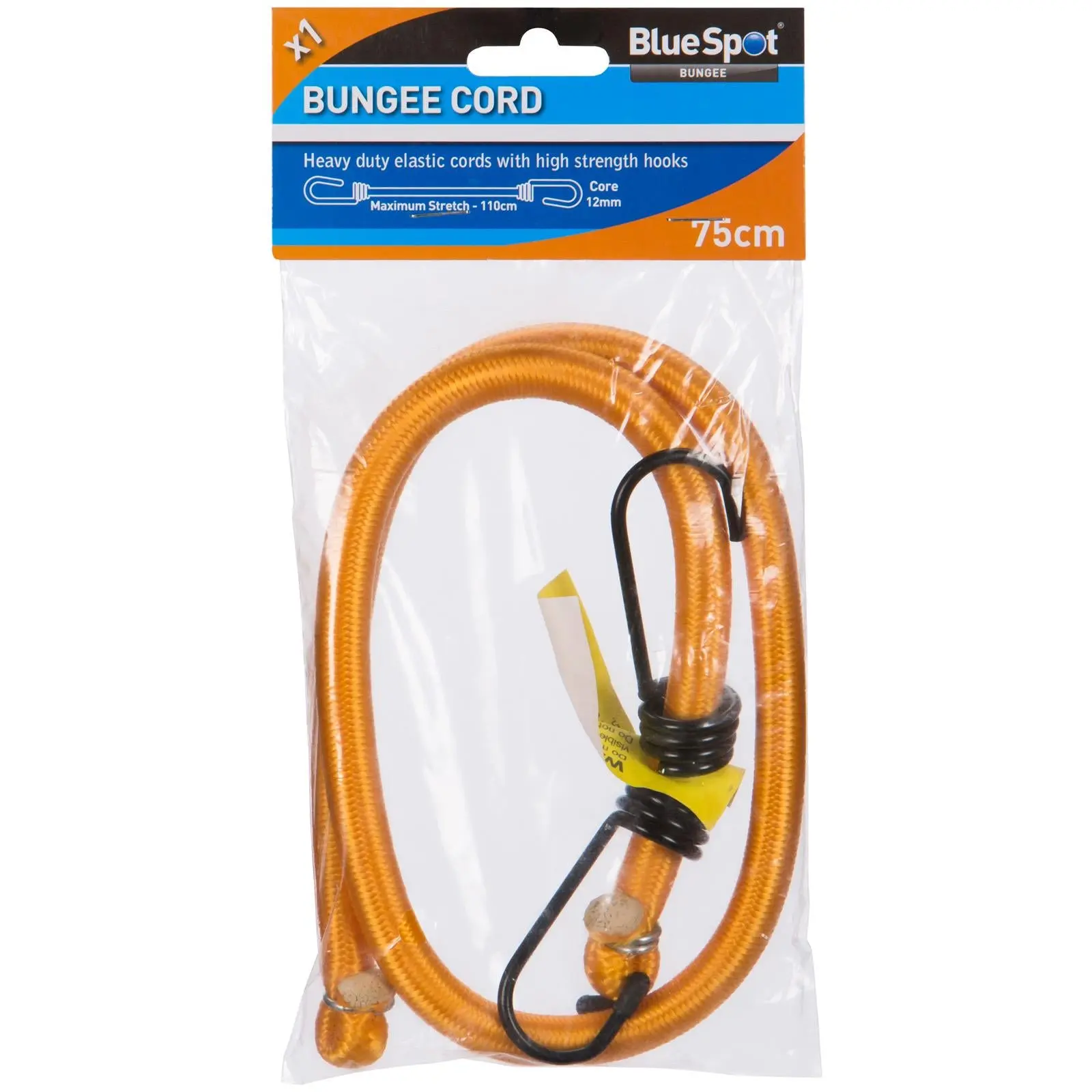 BlueSpot Bungee Cord 75cm Orange - Image 2