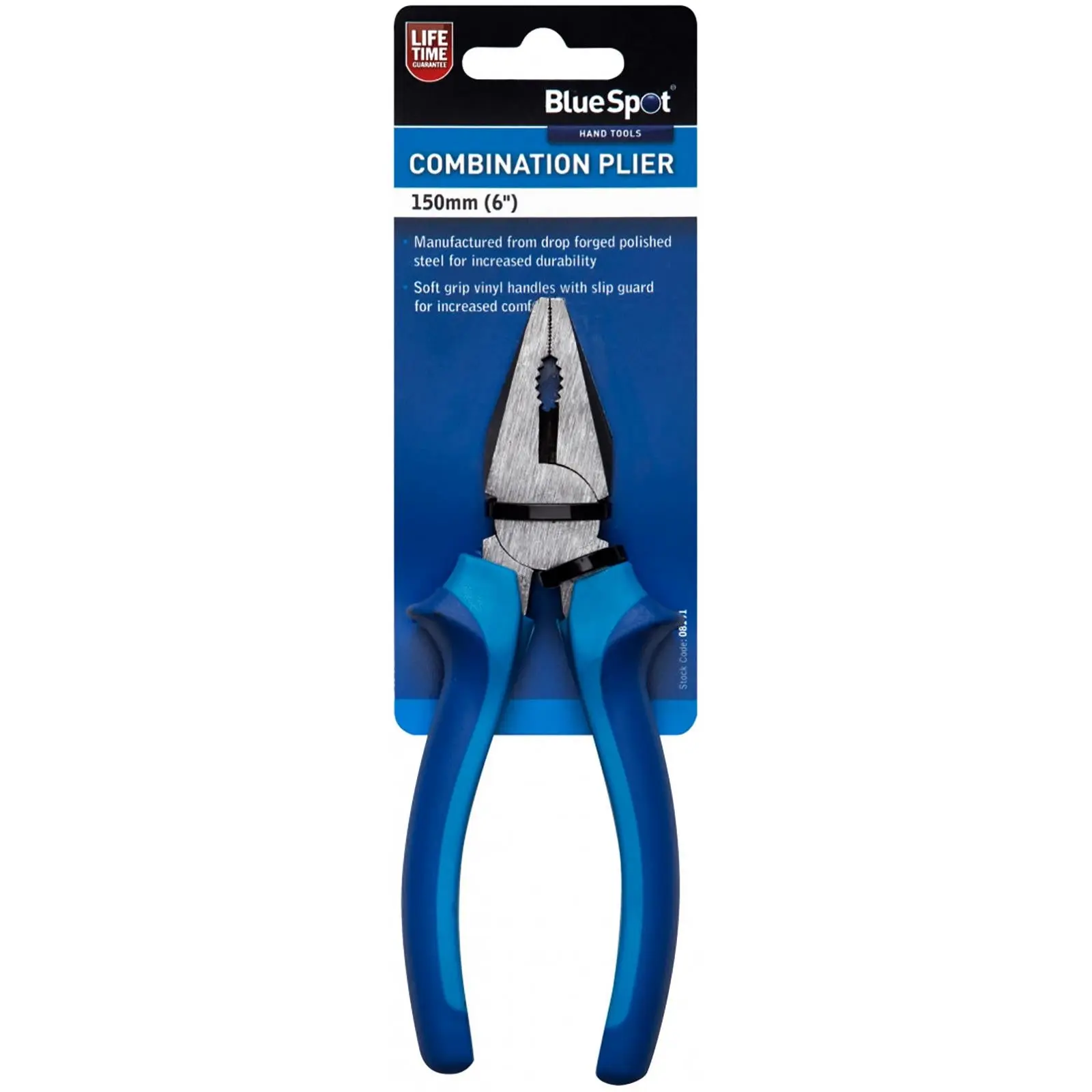 BlueSpot Combination Plier 150mm (6") - Image 2