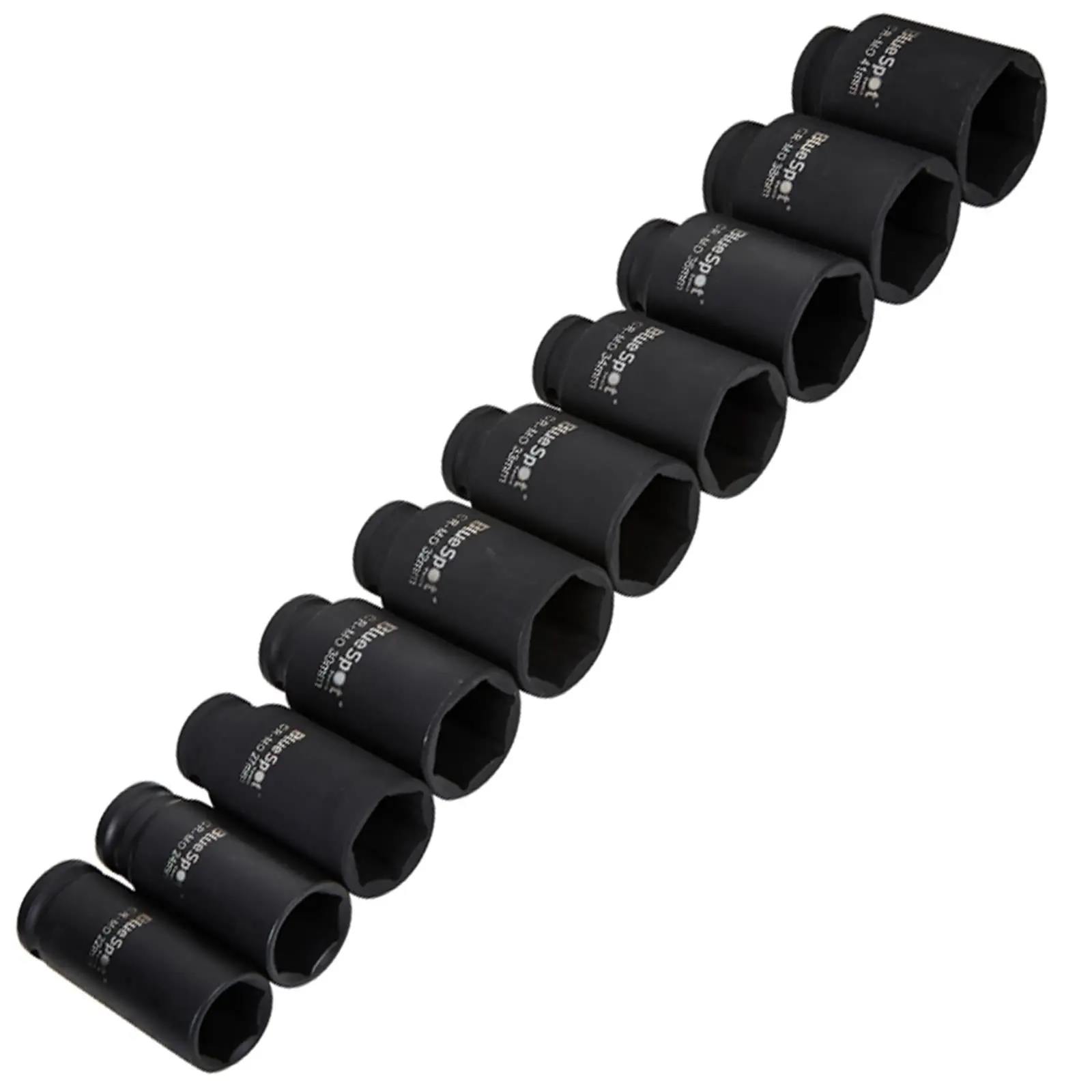 BlueSpot Deep Impact Socket Set 1/2" Metric 22mm-41mm 10 Piece - Image 3