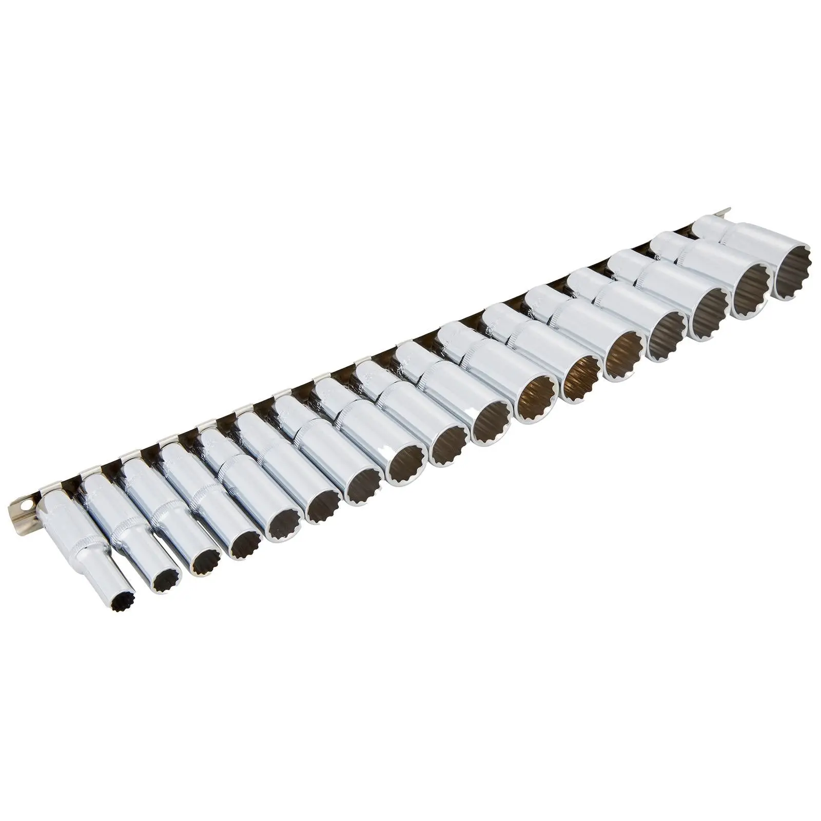 BlueSpot Deep Socket Set on Socket Rail 17 Piece 3/8" Drive Metric 8-24mm - Image 3