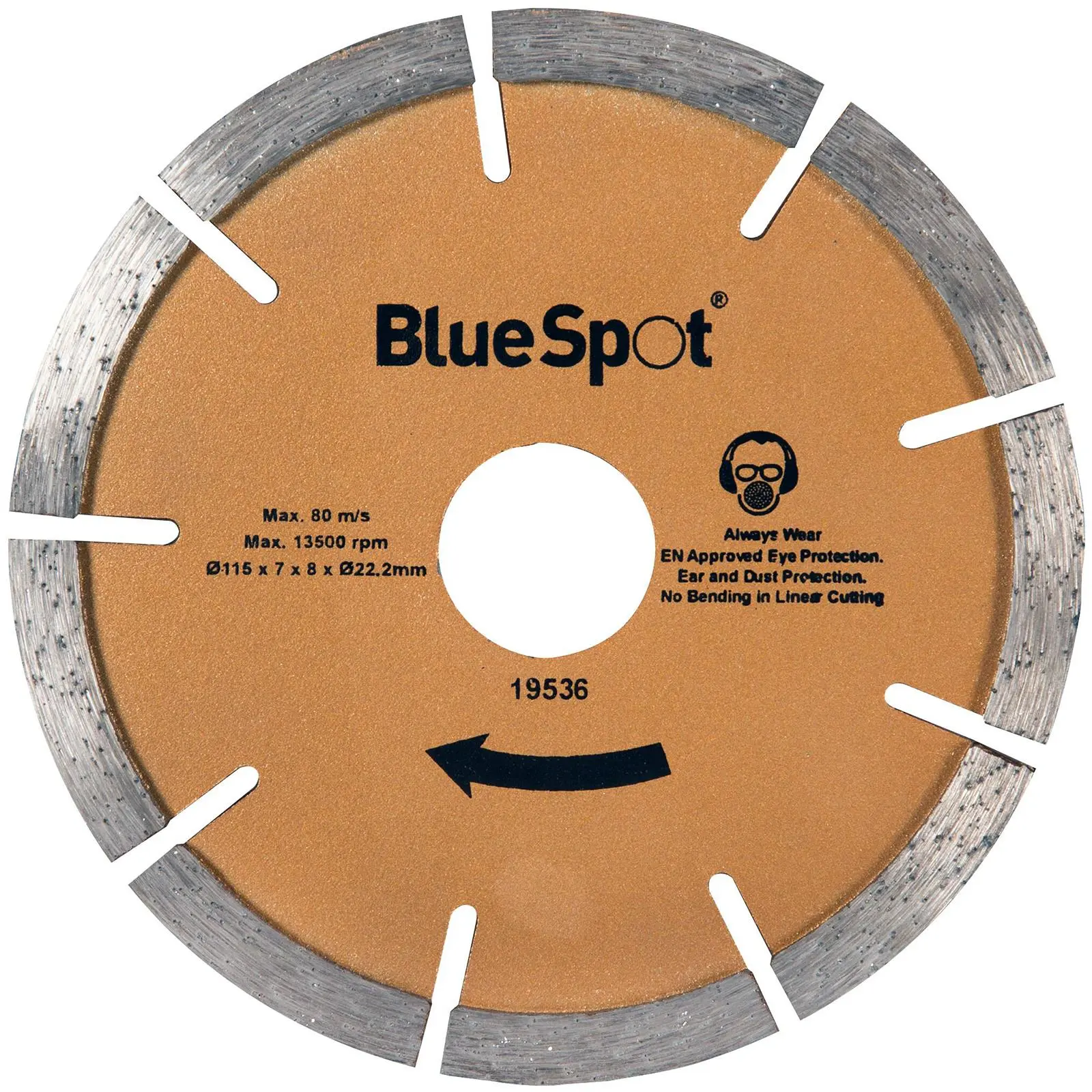 BlueSpot Diamond Mortar Raking Disc Blade 115mm 4.5" Angle Grinder Pointing - Image 3