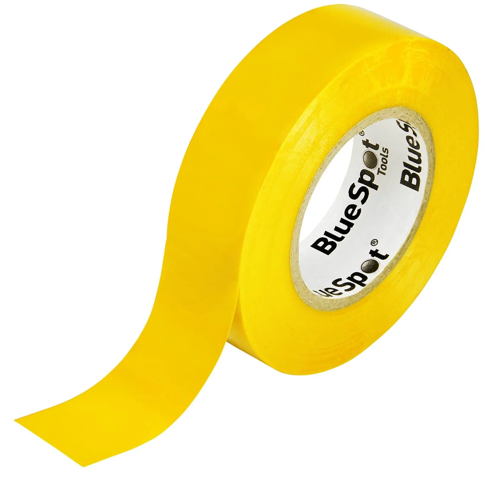 BlueSpot Electrical Insulation Tape Yellow PVC 19mm x 20m - Image 3