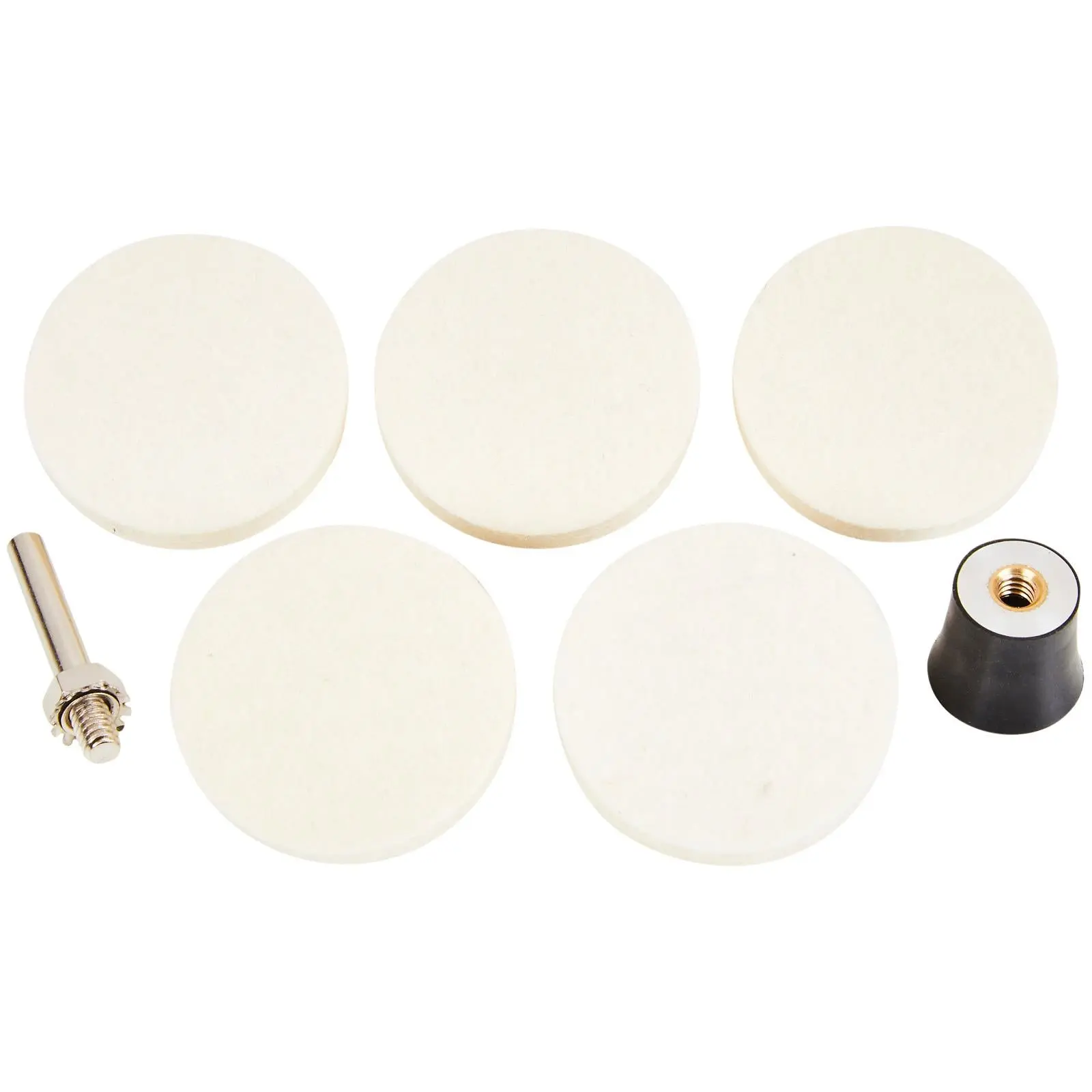 BlueSpot Felt Polishing Discs 50mm for Rotary Tool 6 Piece - Image 2