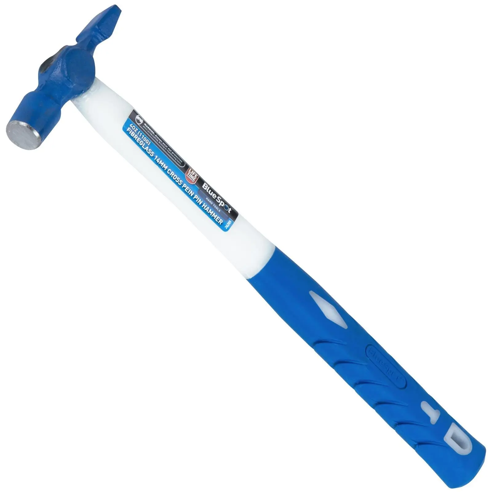 BlueSpot Fibreglass 14mm Cross Pein Pin Hammer 4oz 110g