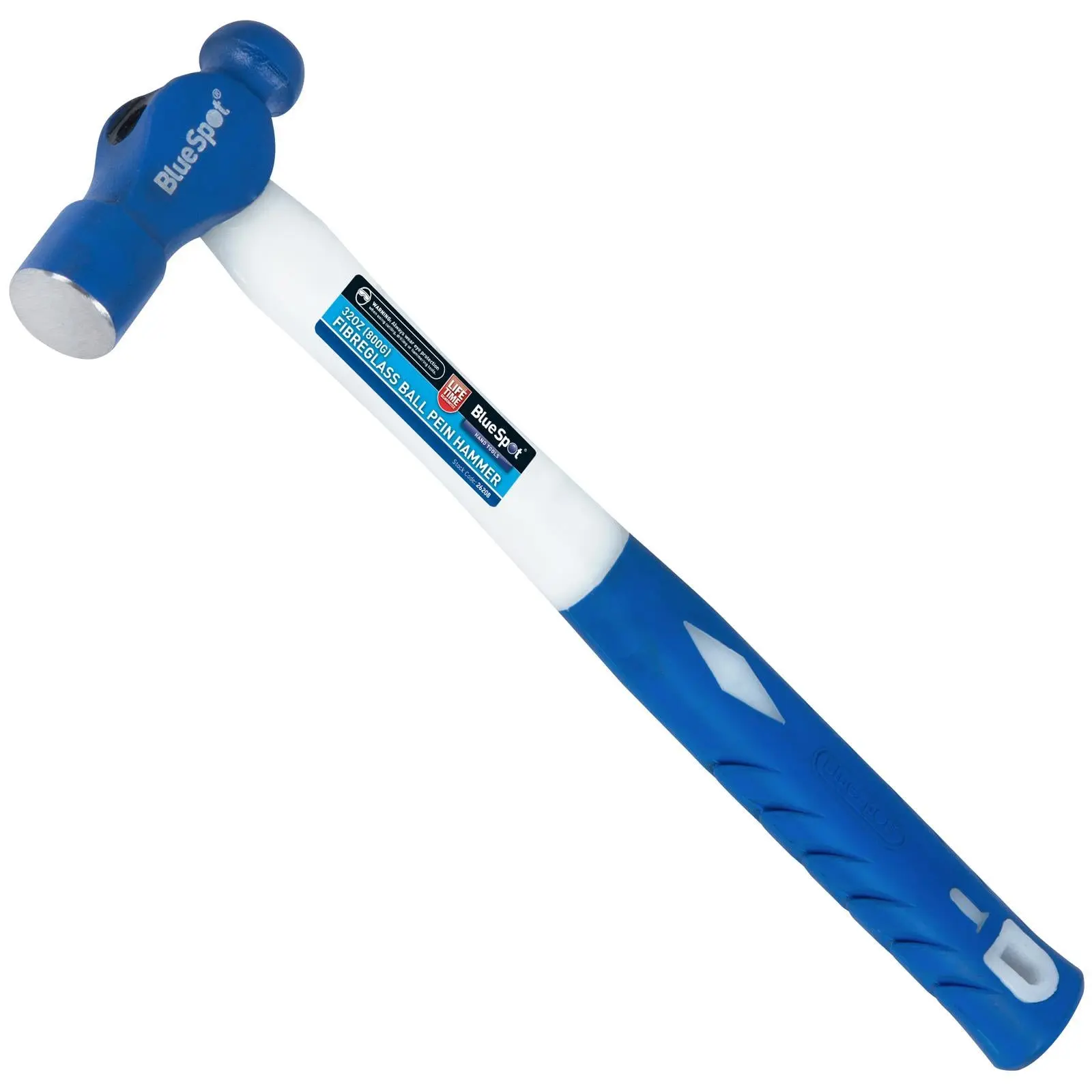 BlueSpot Fibreglass Ball Pein Hammer 32oz 900g